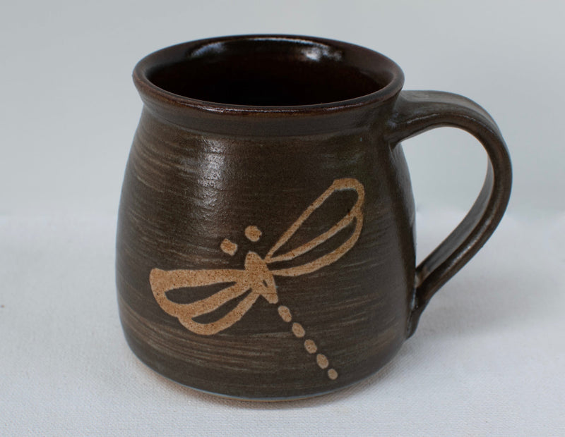 Brown Dragonfly Mug
